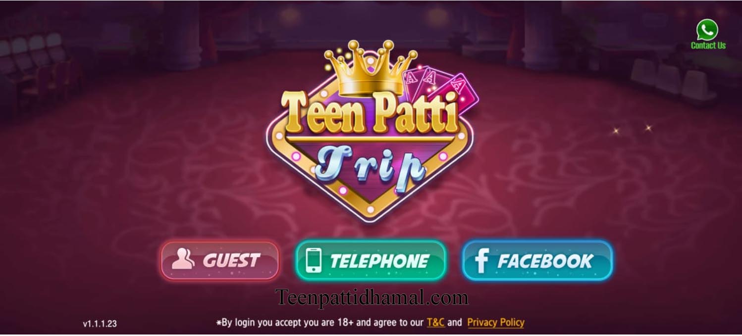 Teen Patti Trip Application Login Process