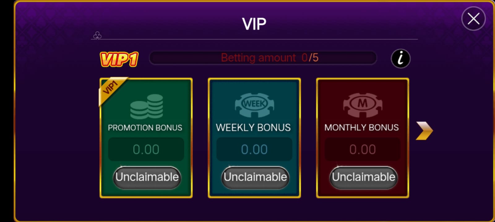 VIP Bonus In Rummy Private App