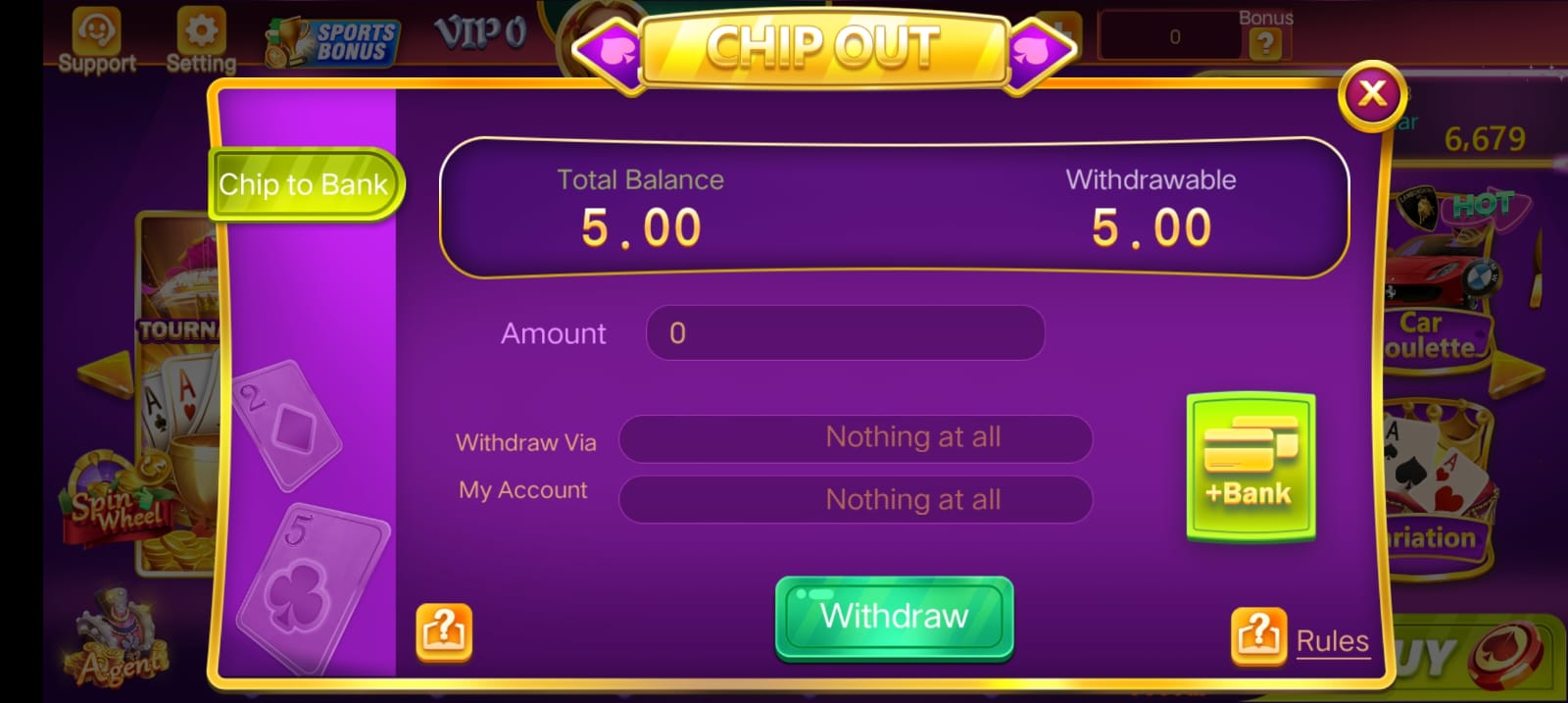 Withdraw Money In Teen Patti Live Application