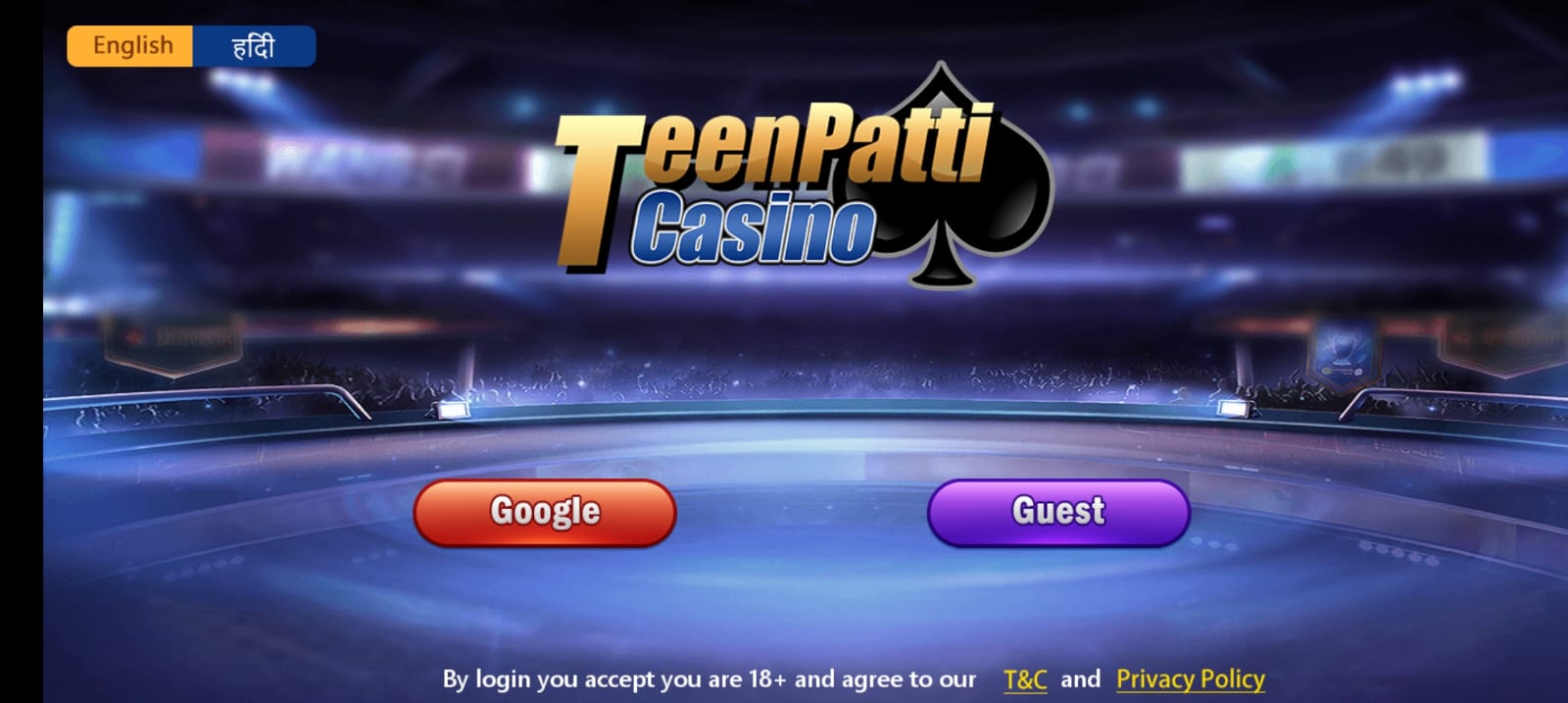 Create Account In Teen Patti Casino Application