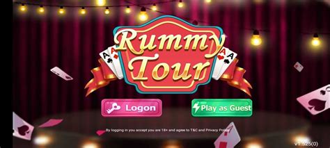 Rummy Tour App Login Process
