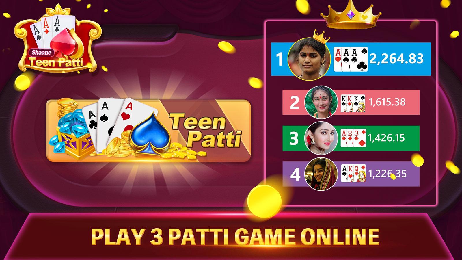 Refer&Earn in Teen Patti Shaane APK